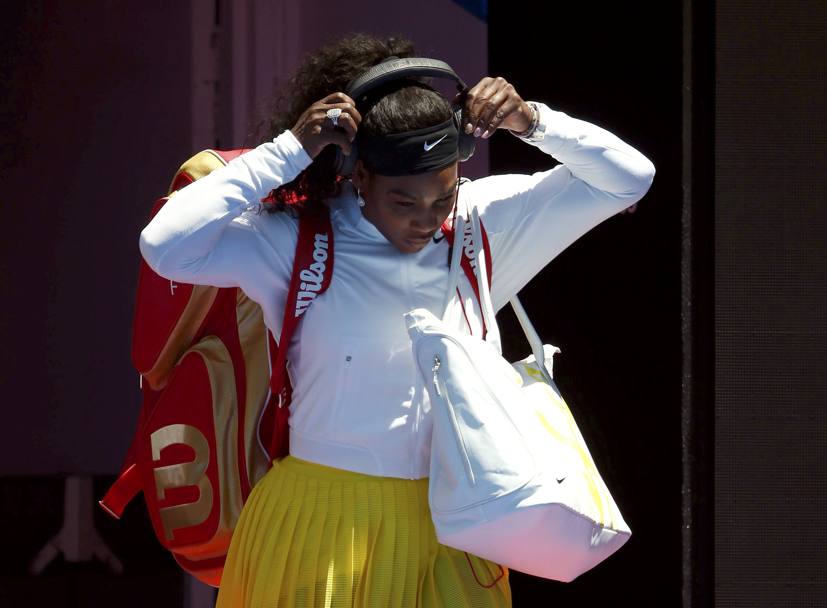 Arrva Serena Williams. Come sta? Reuters